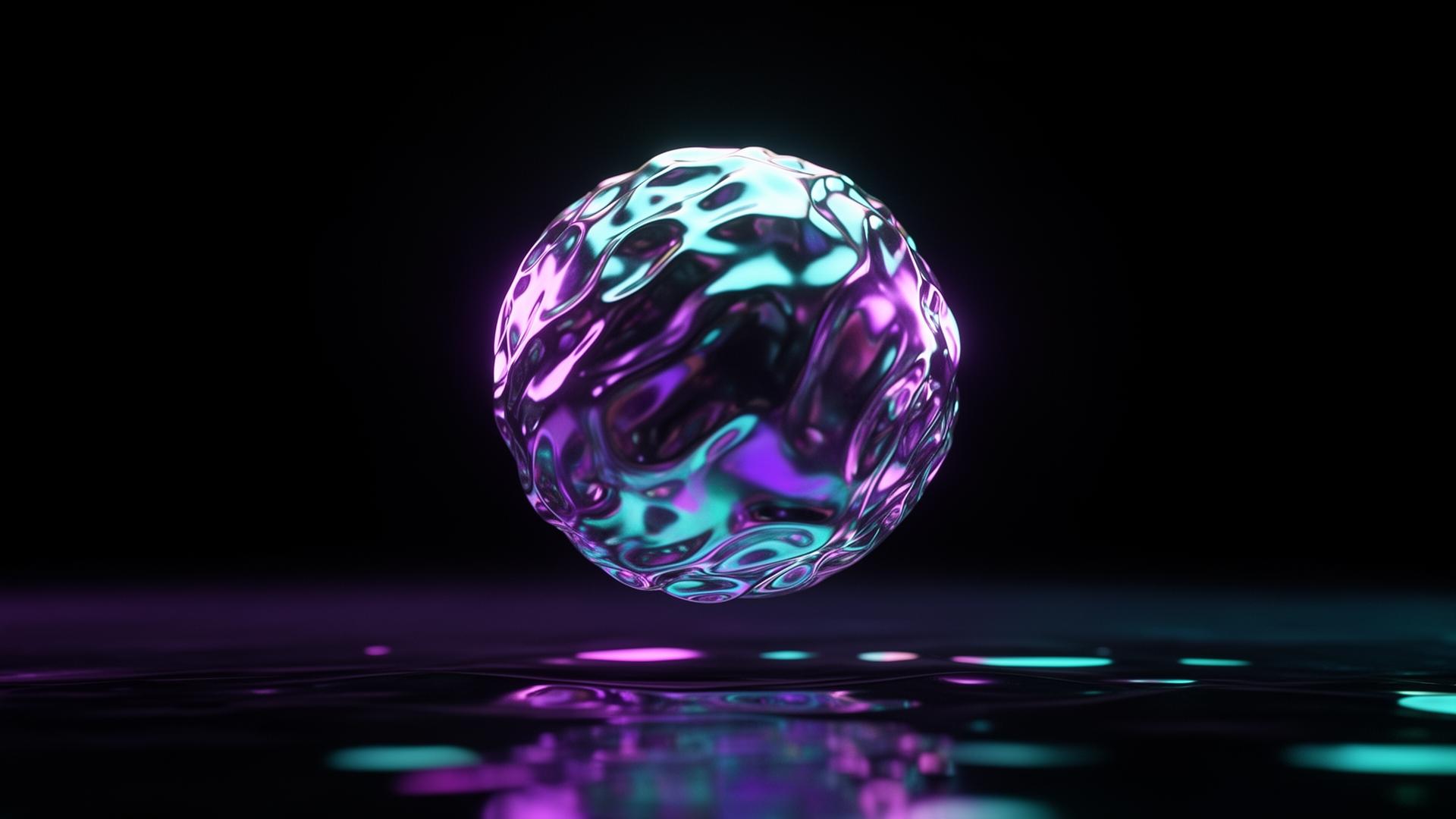 Neon sphere